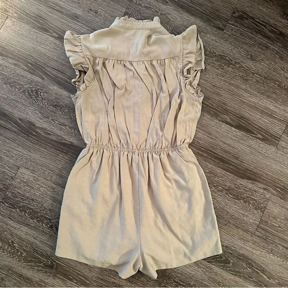 Endless Rose Ruffle Button-Front Romper - Picture 7 of 8
